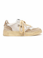 Beige Logo Sneakers 1