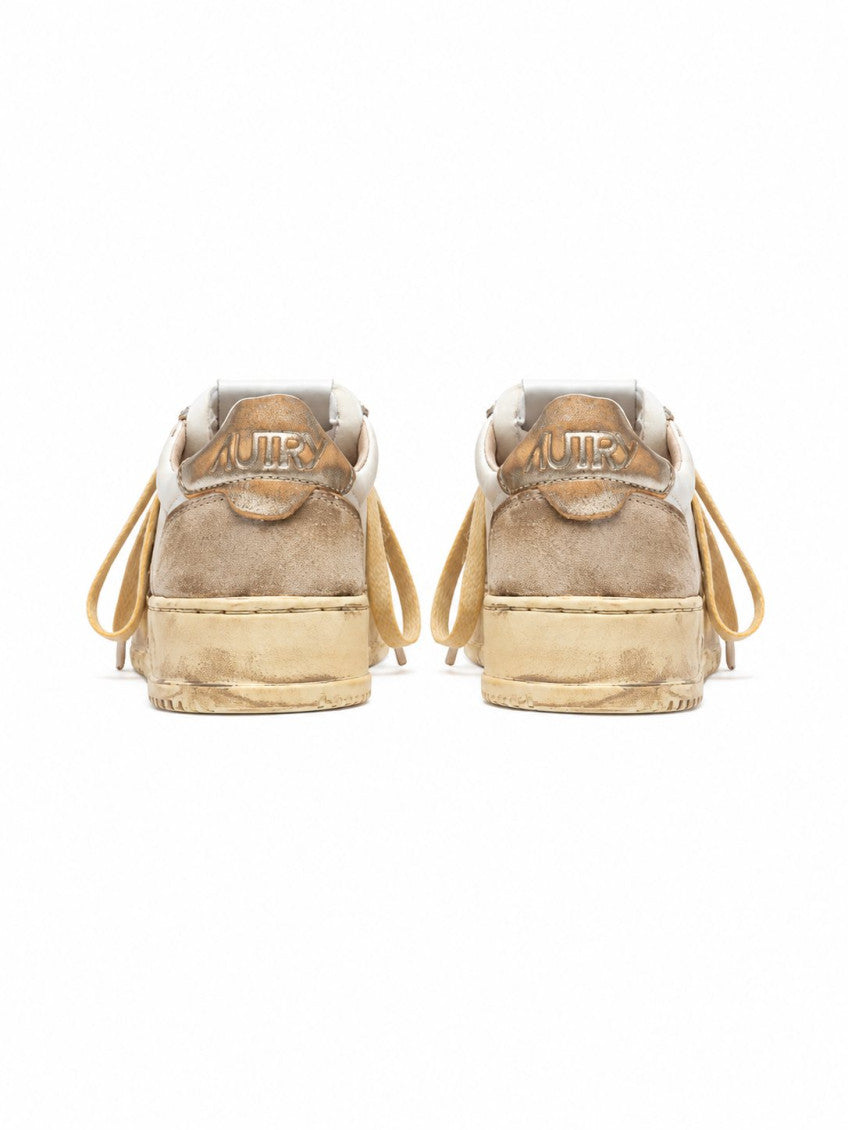 Beige Logo Sneakers 3