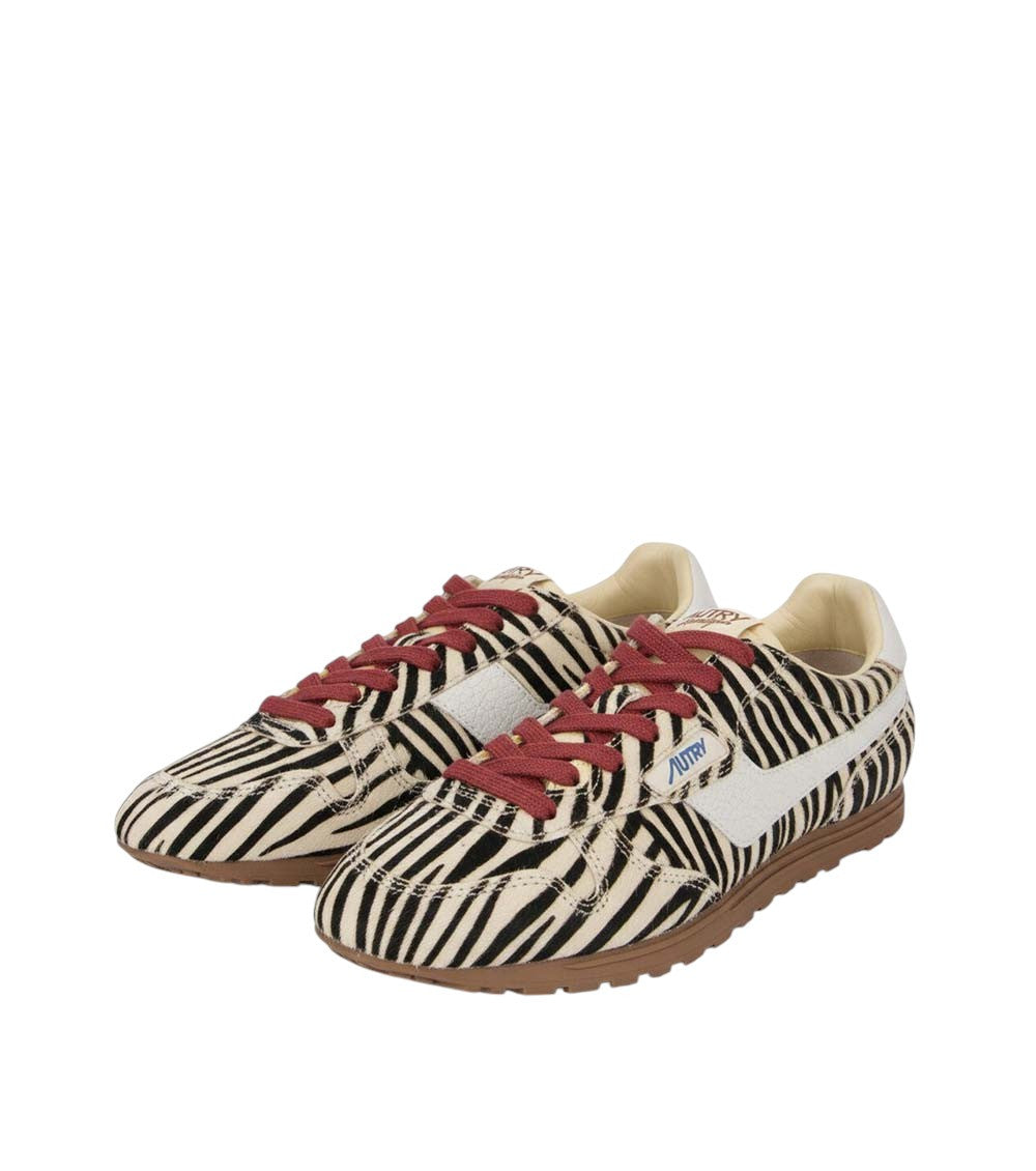BlackWhite Striped Sneakers 2