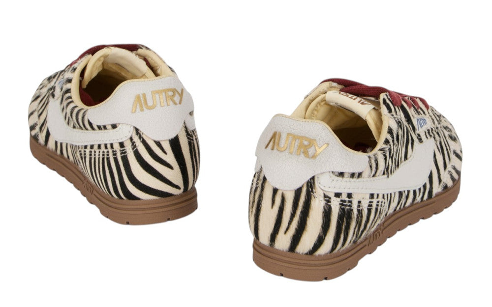 BlackWhite Striped Sneakers 3