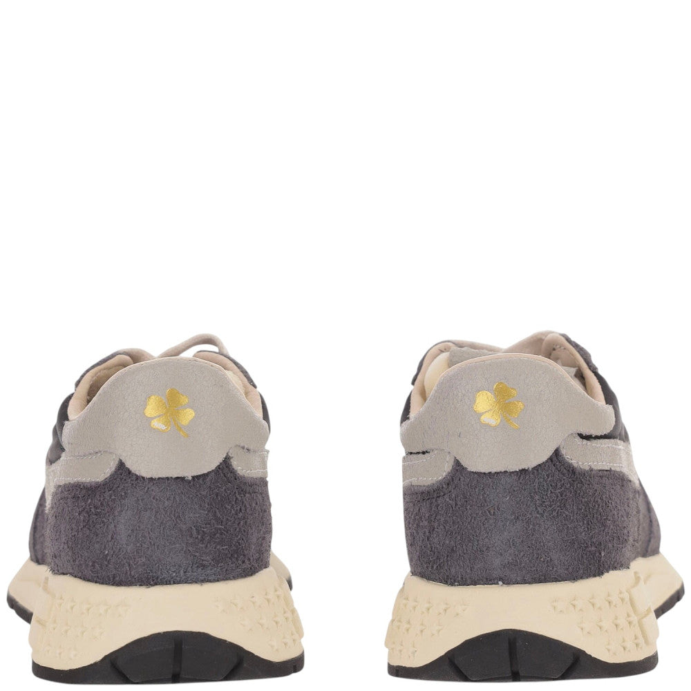 Grey Logo Sneakers 3