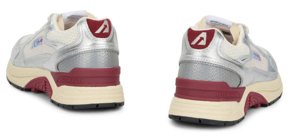 Grey Color Block Hyperway Sneakers 4