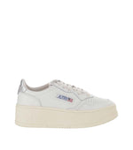White Medalist Platform Sneakers 1