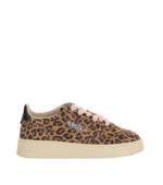 Babies Leopard Print Logo Sneakers 1