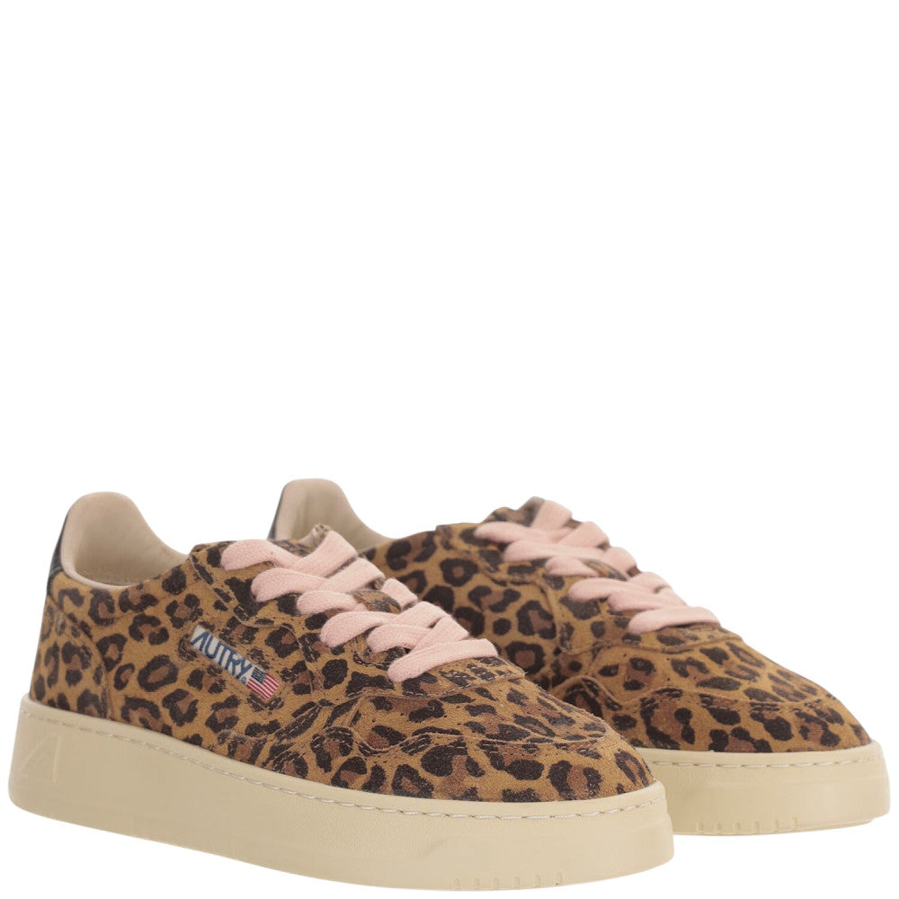 Babies Leopard Print Logo Sneakers 2