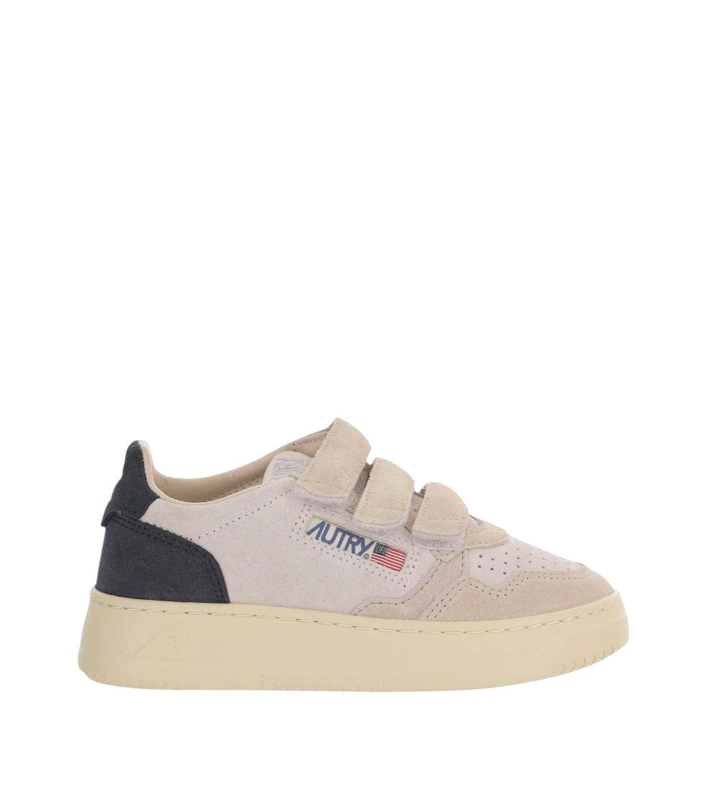 Kids Beige Logo Sneakers 1
