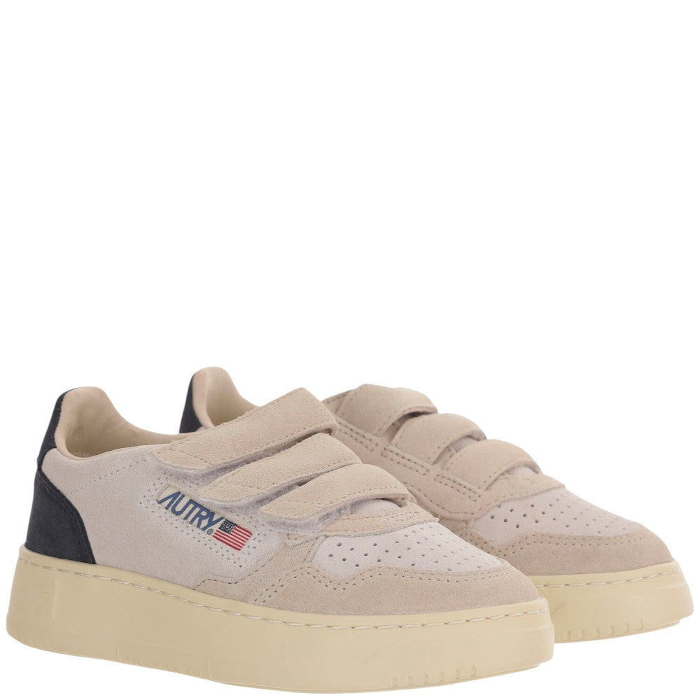 Kids Beige Logo Sneakers 2