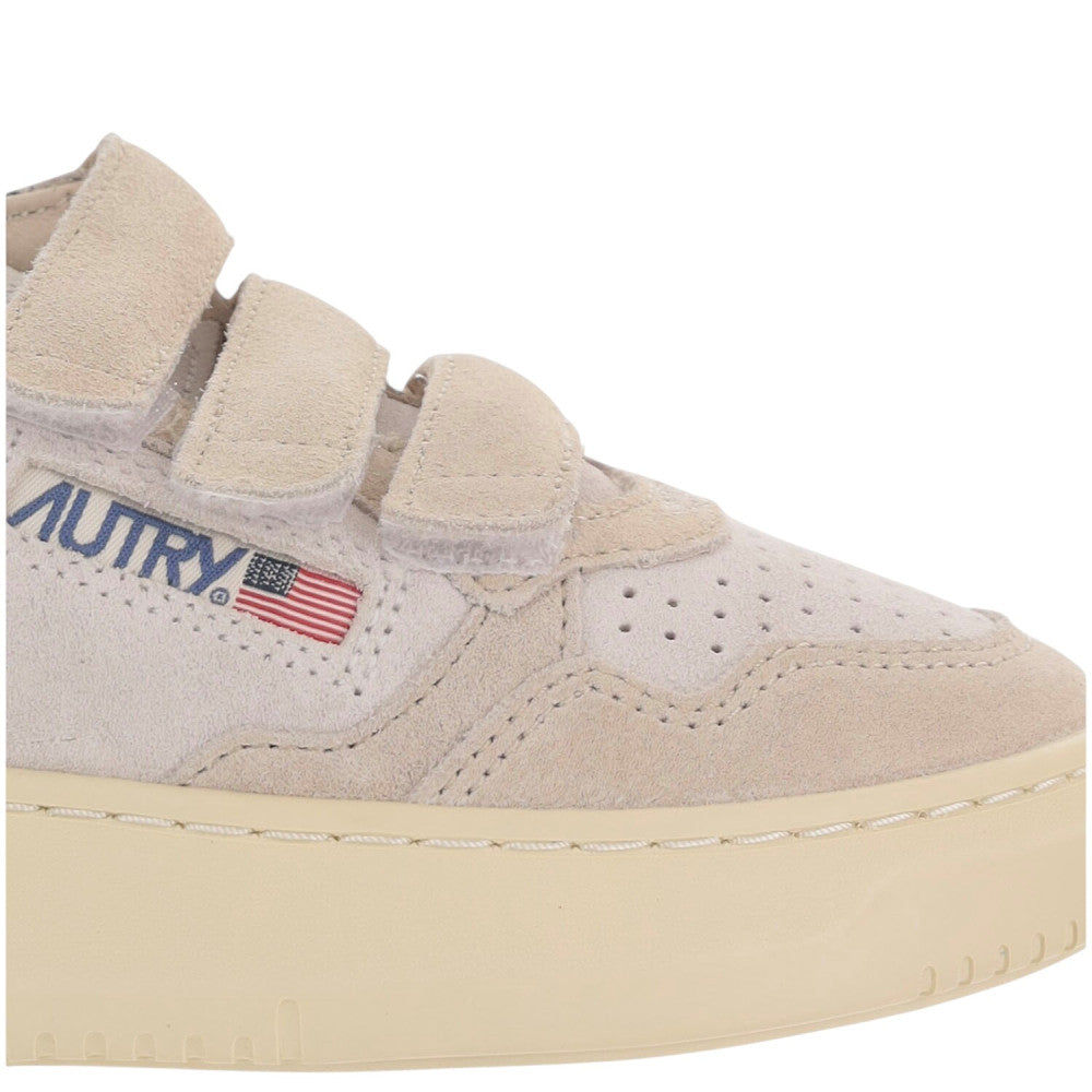 Kids Beige Logo Sneakers 4