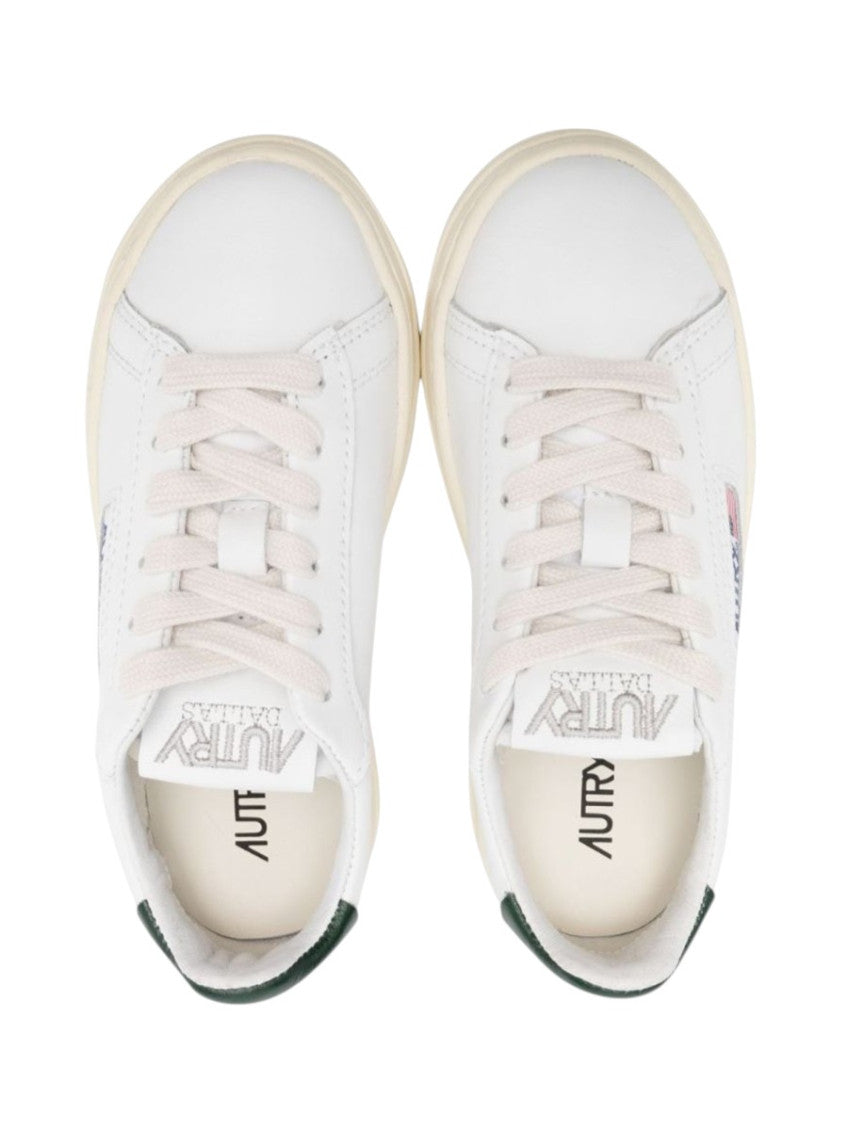 Kids White Dallas Low Sneakers 2