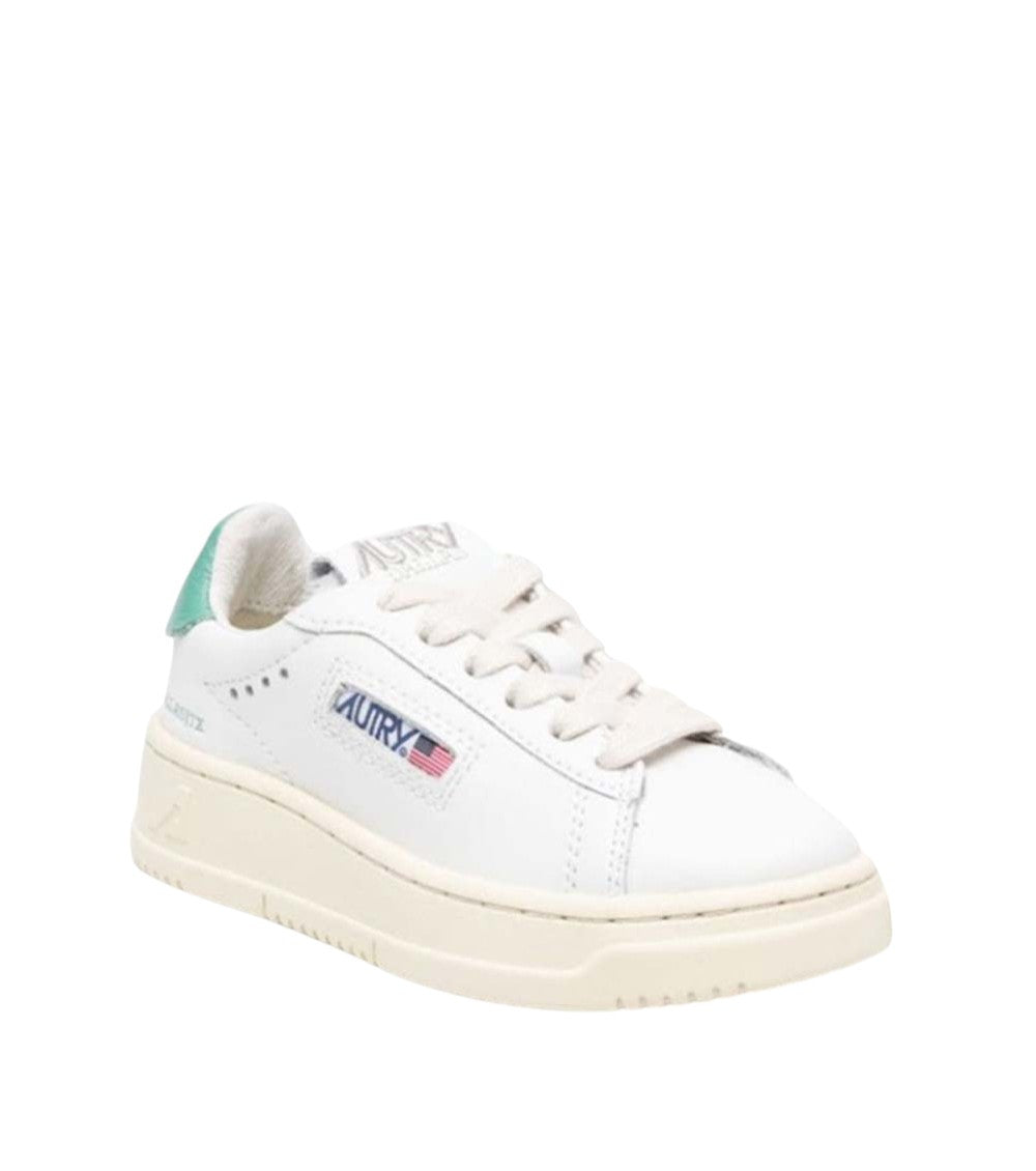 Kids White Dallas Low Sneakers 1