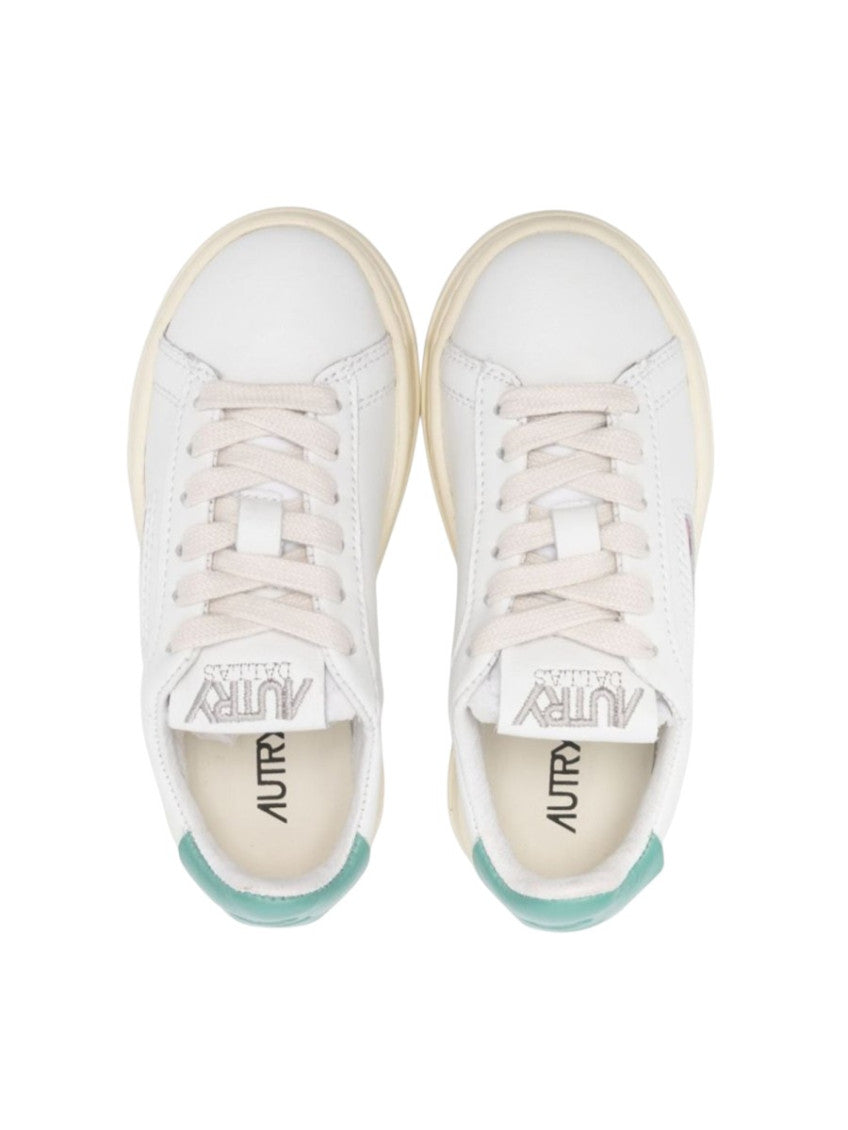 Kids White Dallas Low Sneakers 2