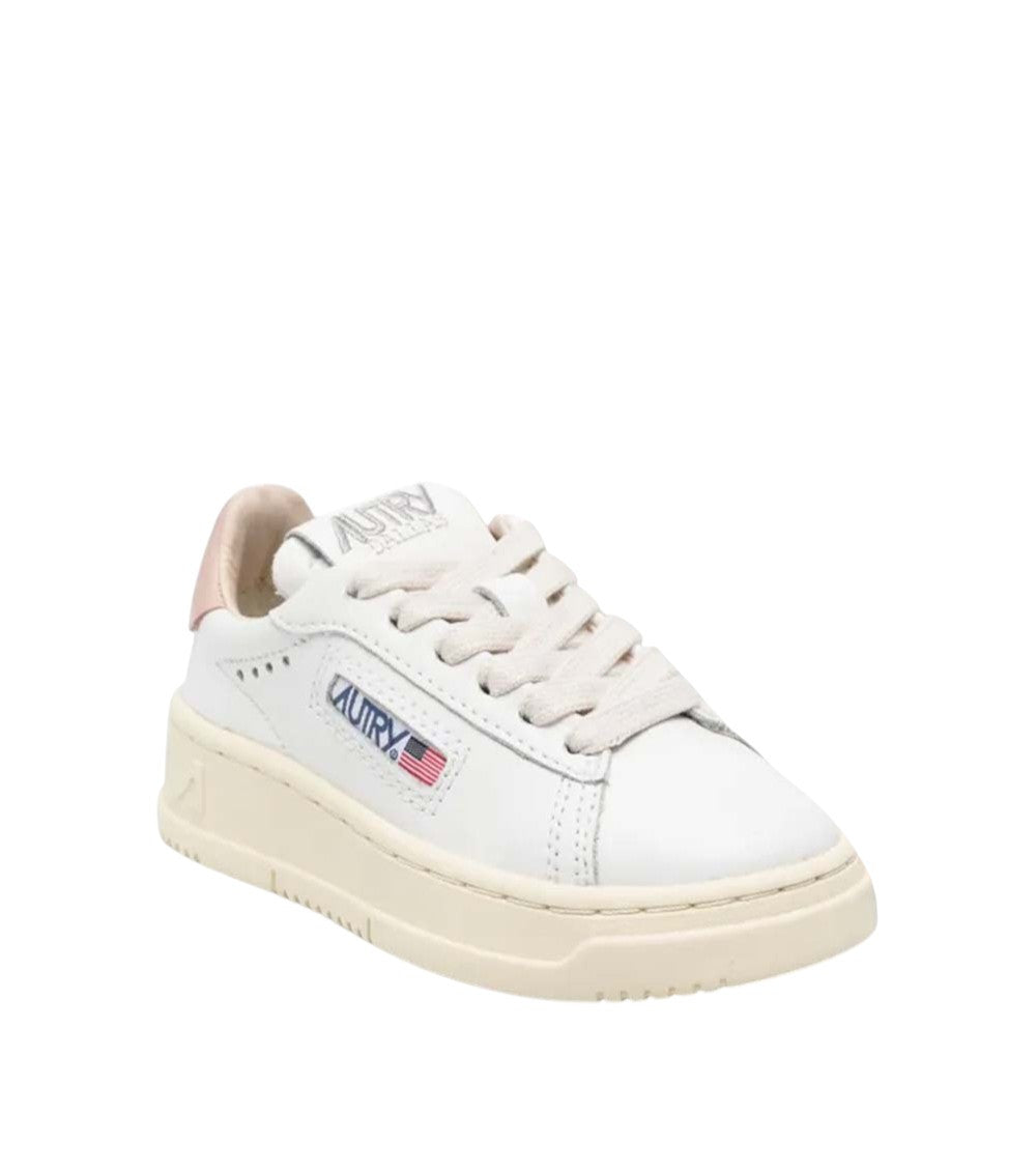 Kids Pink Dallas Logo Sneakers 1