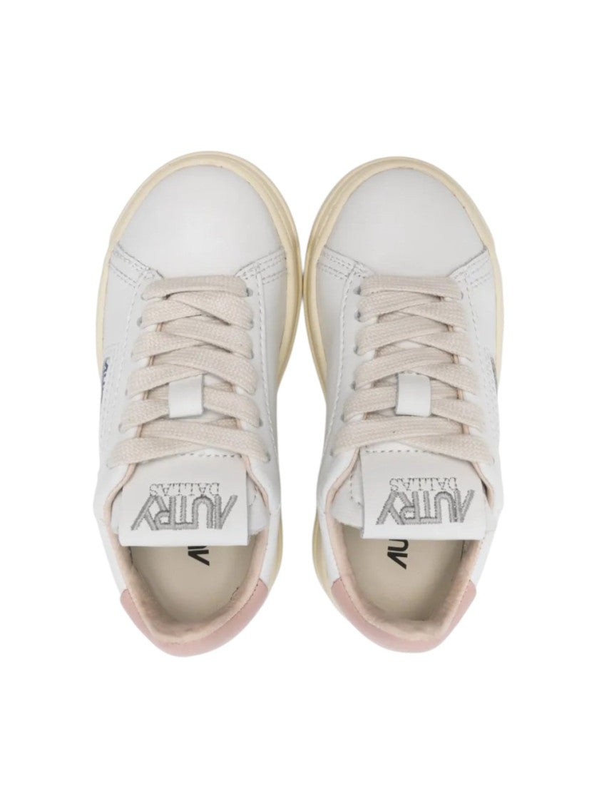 Kids Pink Dallas Logo Sneakers 3