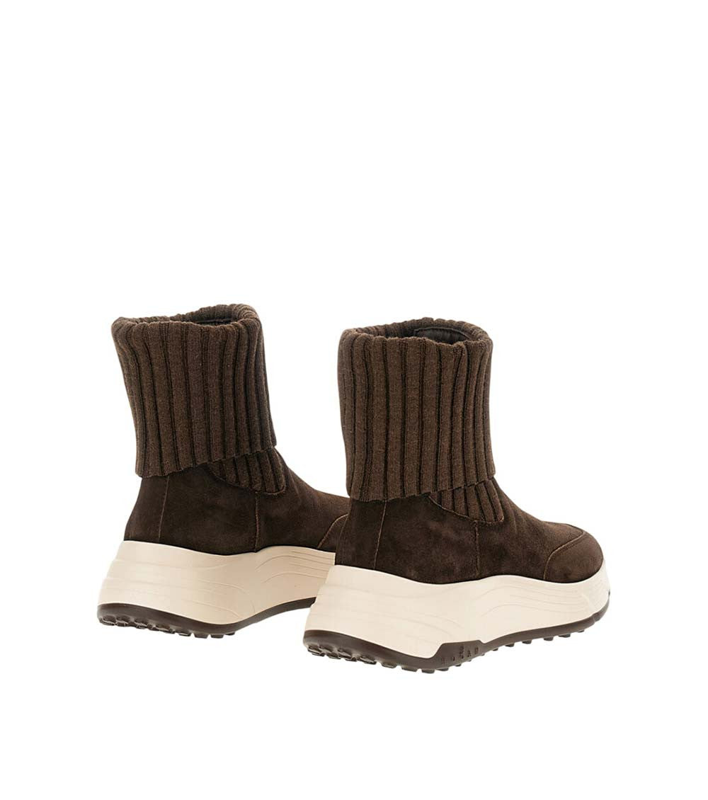 Dark Brown Slip-on H669 Boots 2