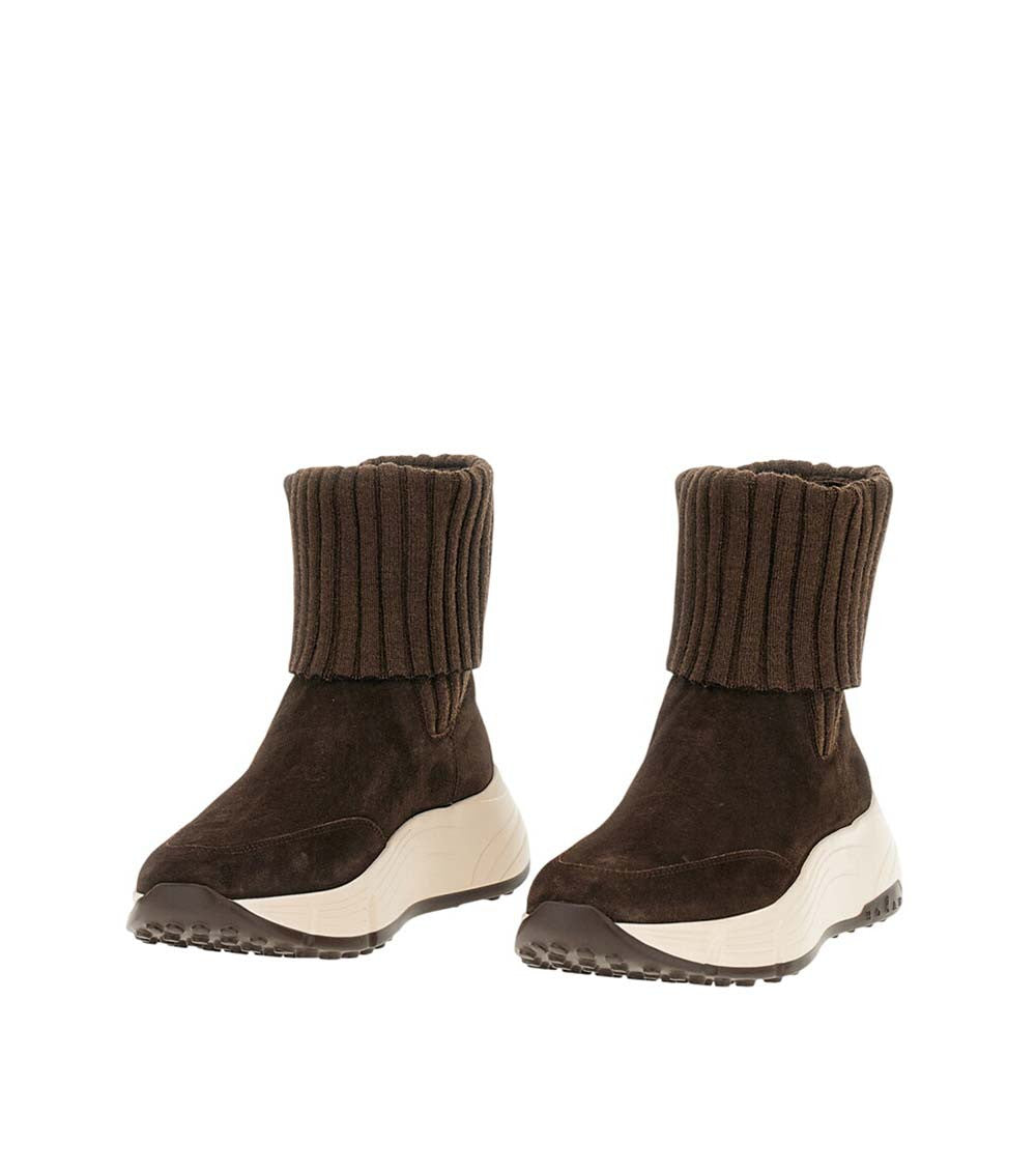Dark Brown Slip-on H669 Boots 3
