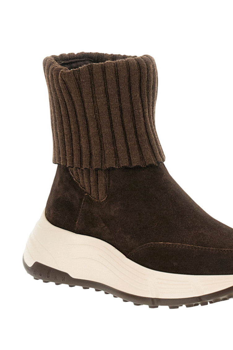 Dark Brown Slip-on H669 Boots 4