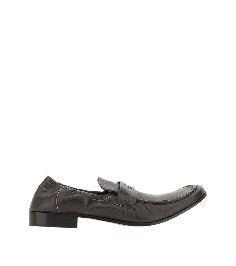 Dark Brown Leather Loafers 1