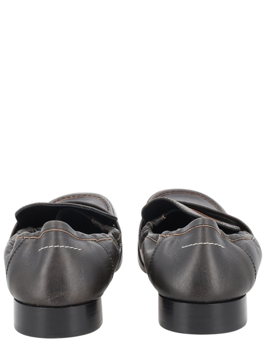 Dark Brown Leather Loafers 5