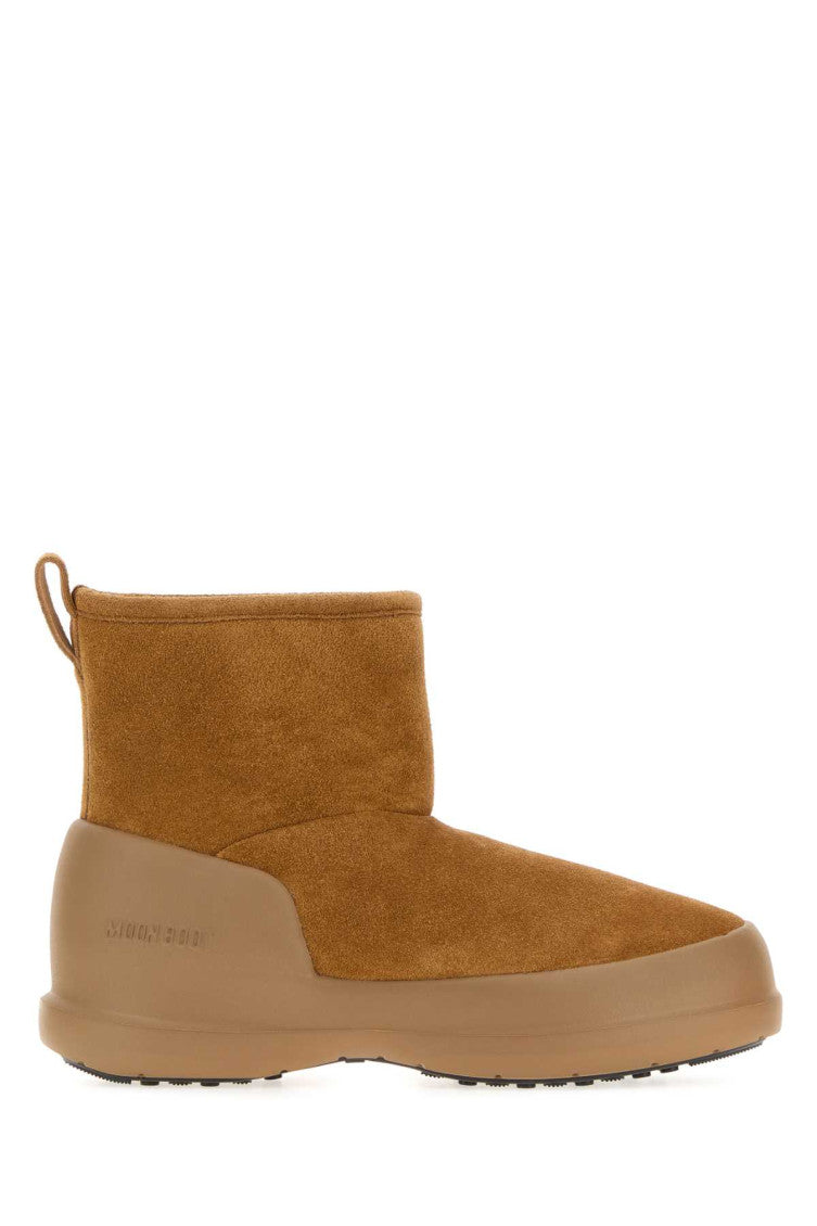 Brown Suede Mezzaluna Ankle Boots 1