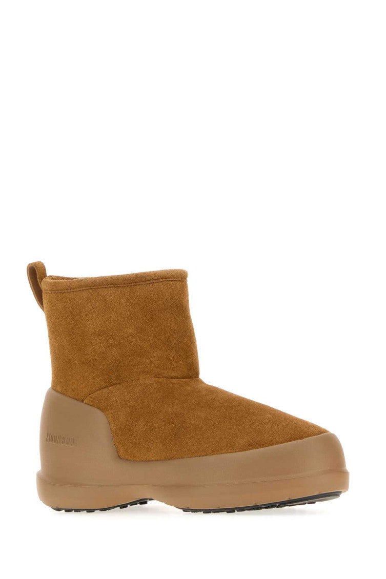 Brown Suede Mezzaluna Ankle Boots 2