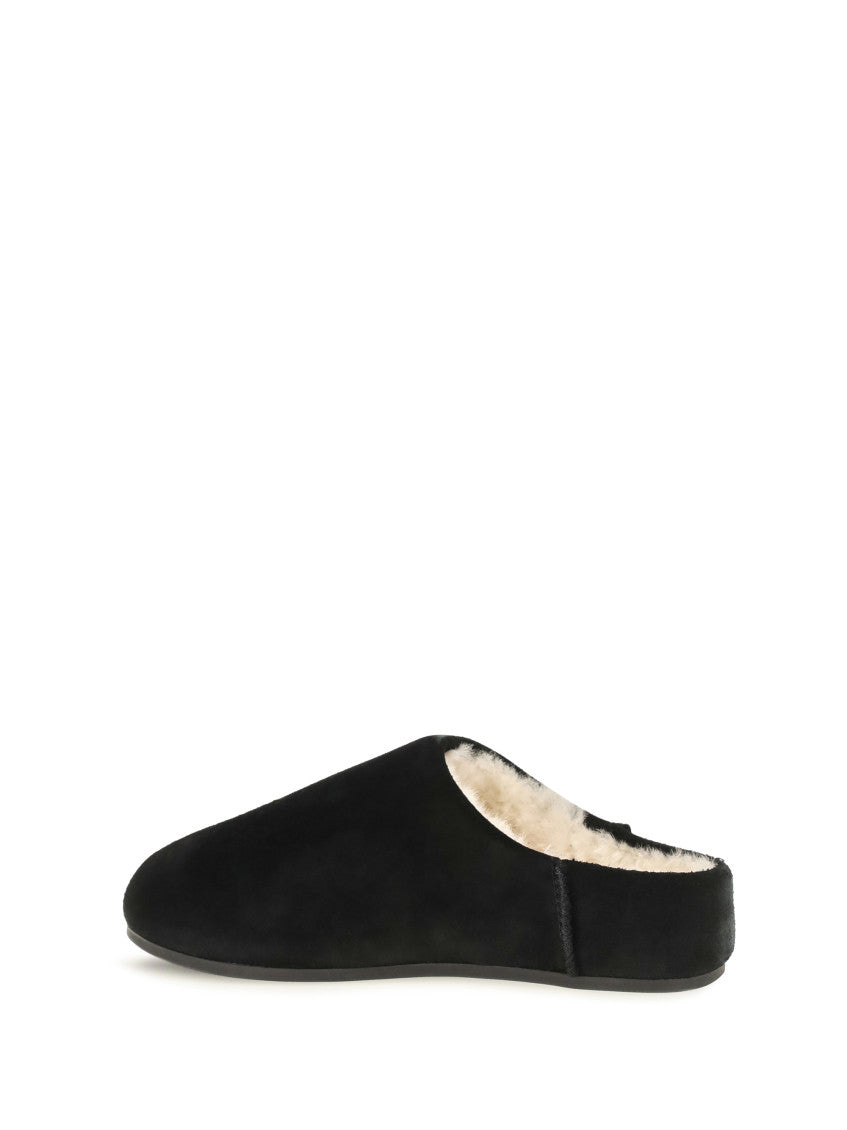 Black Elea Slip-on Mules 3