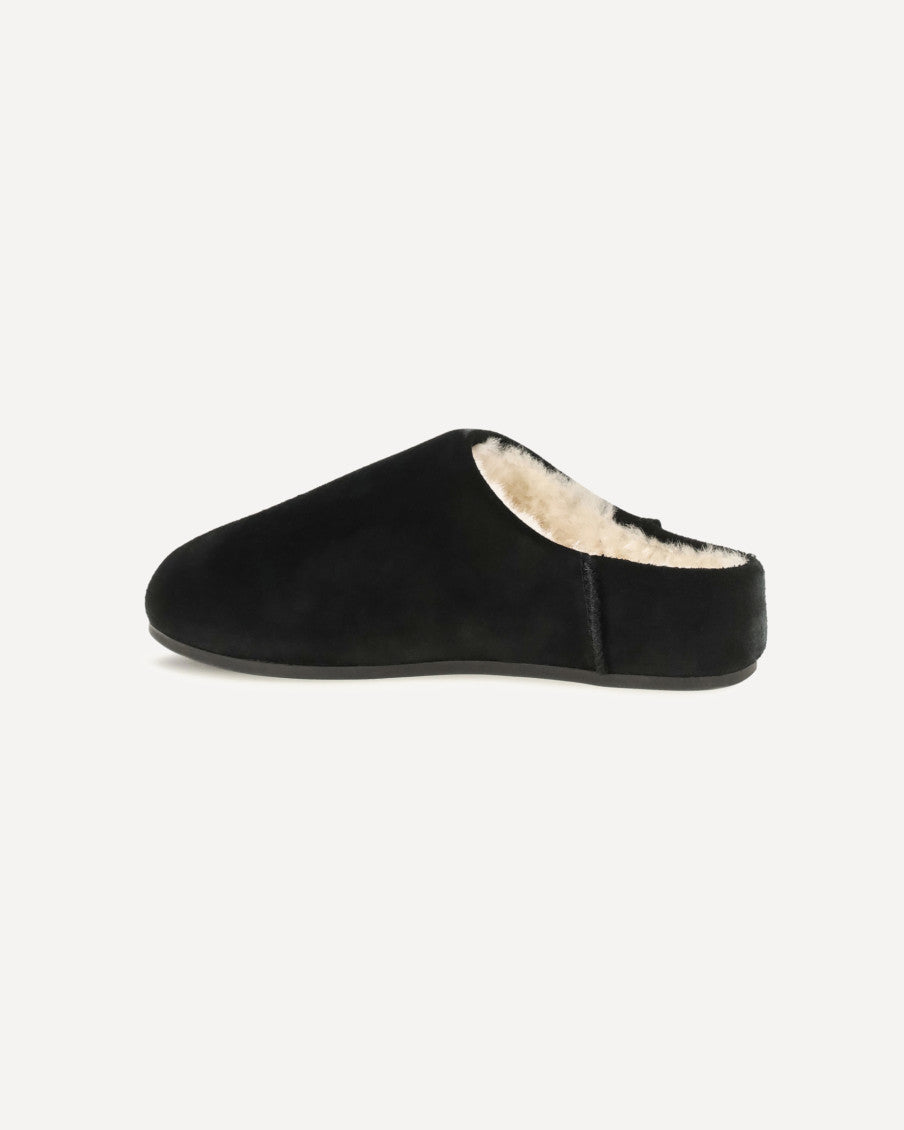 Black Elea Slip-on Mules 7