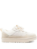 White Lowmel Suede Sneakers 1