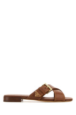 Brown Leather Sandals 1