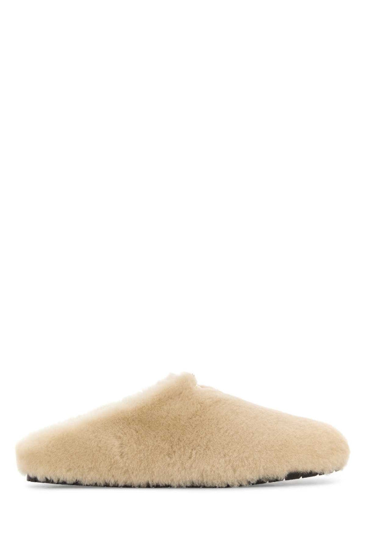 Beige Slip On Slides 1