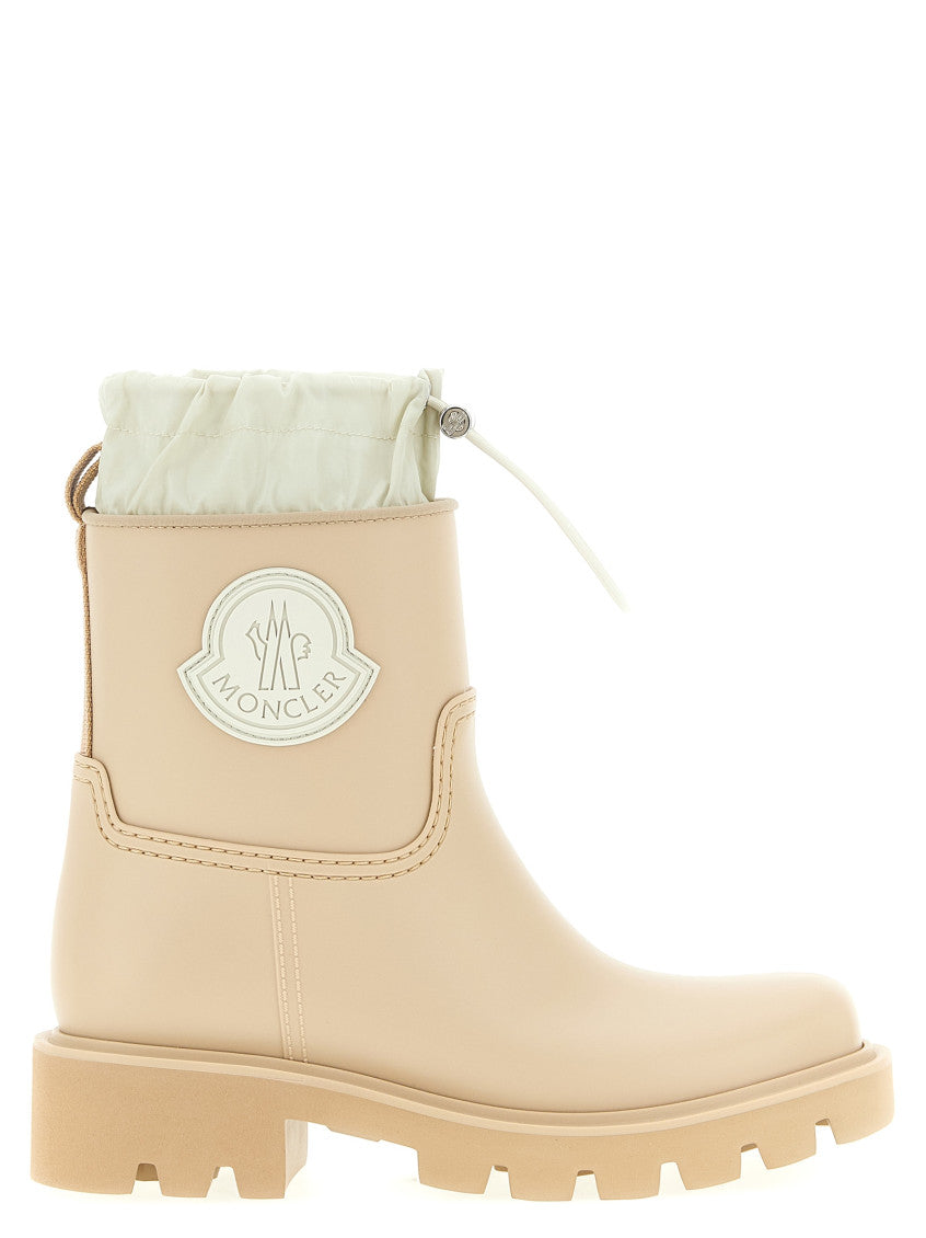 Beige Logo Boots 1