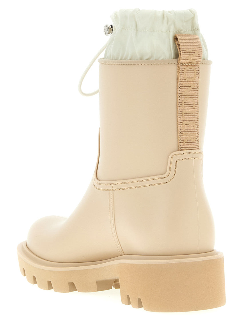 Beige Logo Boots 3