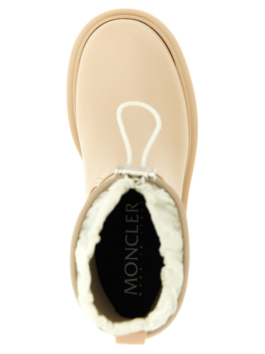 Beige Logo Boots 4
