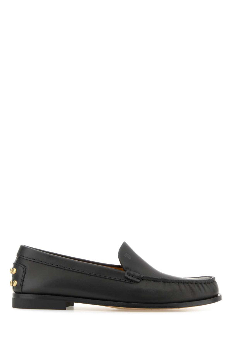 Black Leather Loafers 1