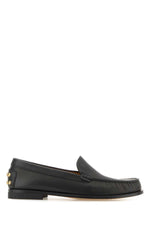 Black Leather Loafers 1