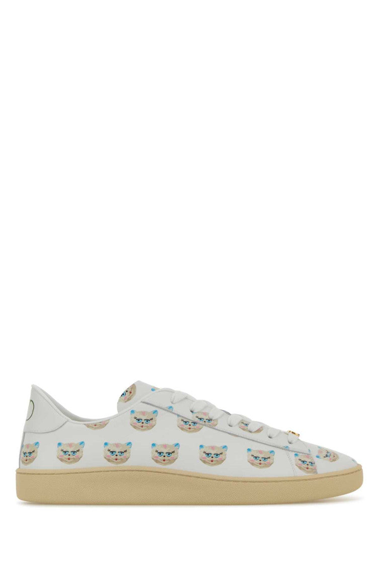 Multi Color Leather Sneakers 1