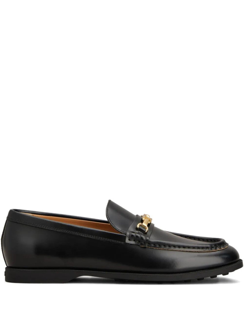 Black Leather Loafers 1