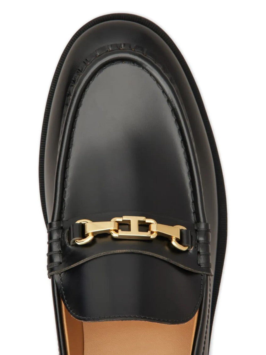 Black Leather Loafers 4