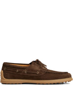 Brown Lace Up Loafers 1