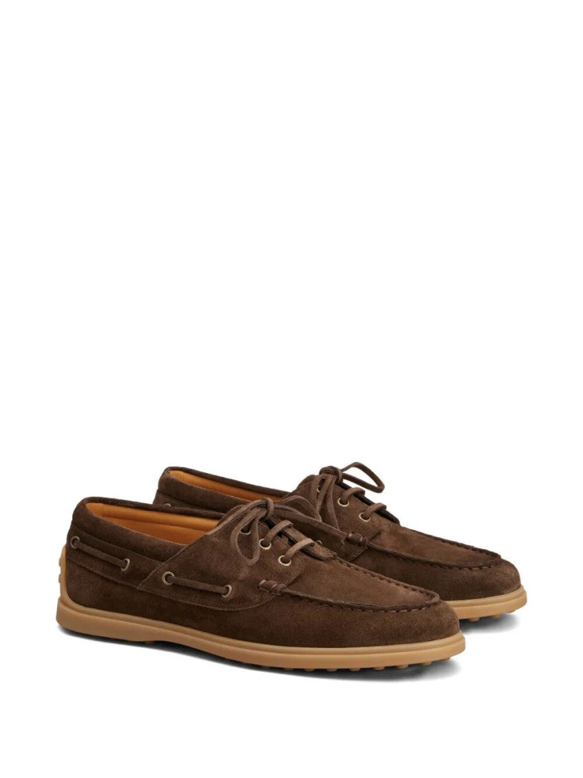Brown Lace Up Loafers 2