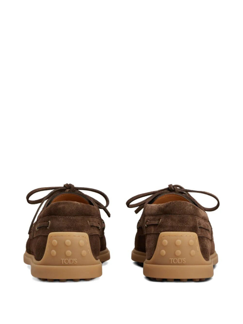 Brown Lace Up Loafers 3