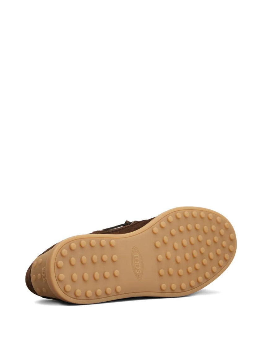 Brown Lace Up Loafers 5
