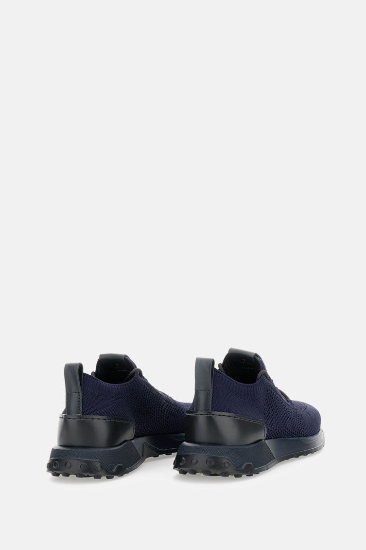 Dark Blue Lace Up Sneakers 3