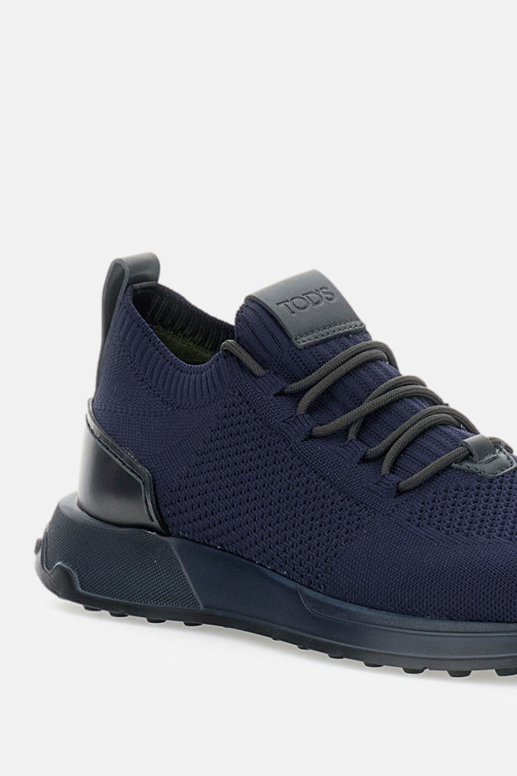 Dark Blue Lace Up Sneakers 4