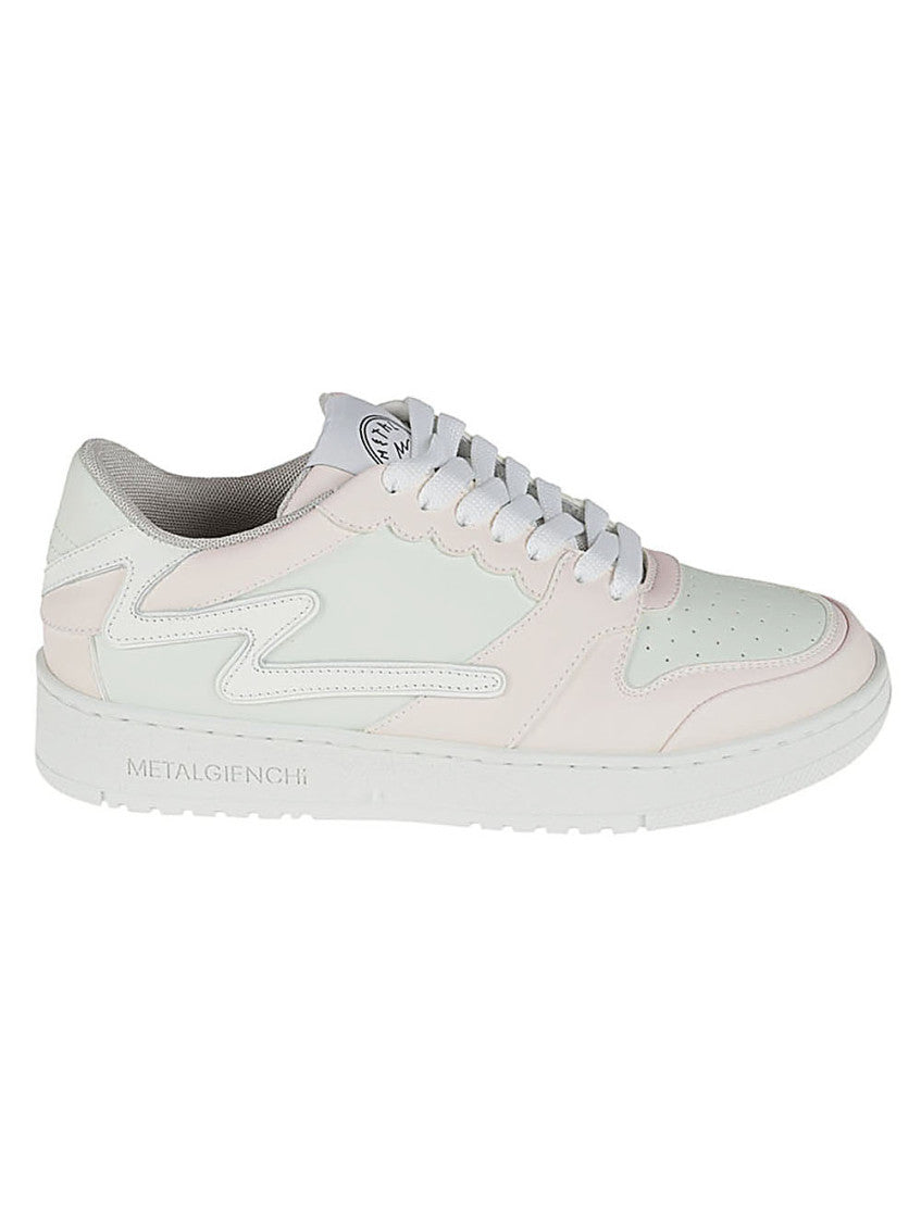 White ICX Low Leather Sneakers 1