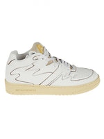 White Neon Leather Sneakers 1