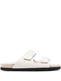 White Logo Sandals 1