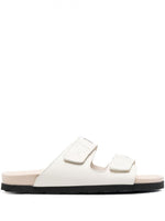 White Logo Sandals 1