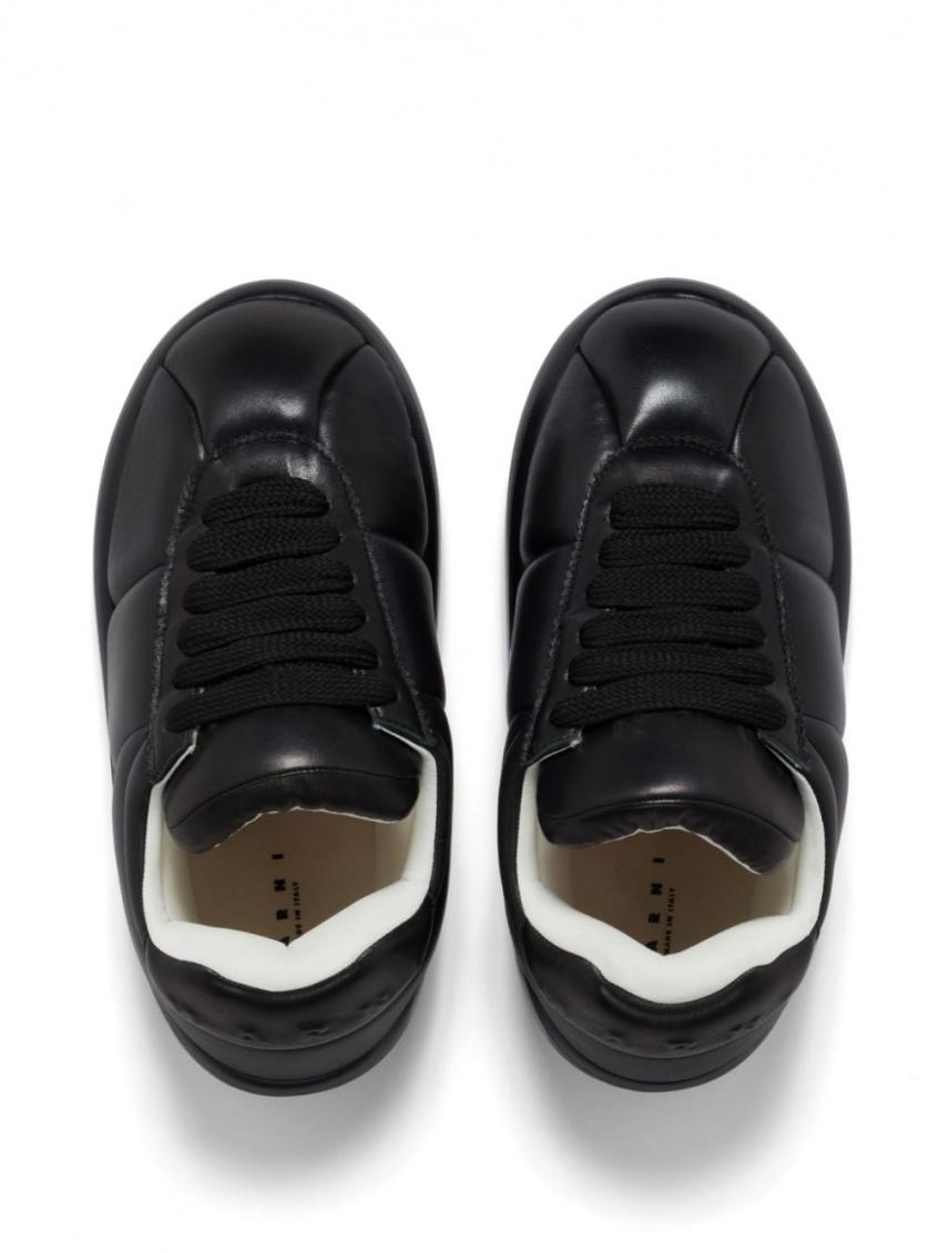 Black Leather Sneakers 4