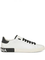 White Leather Sneakers 1