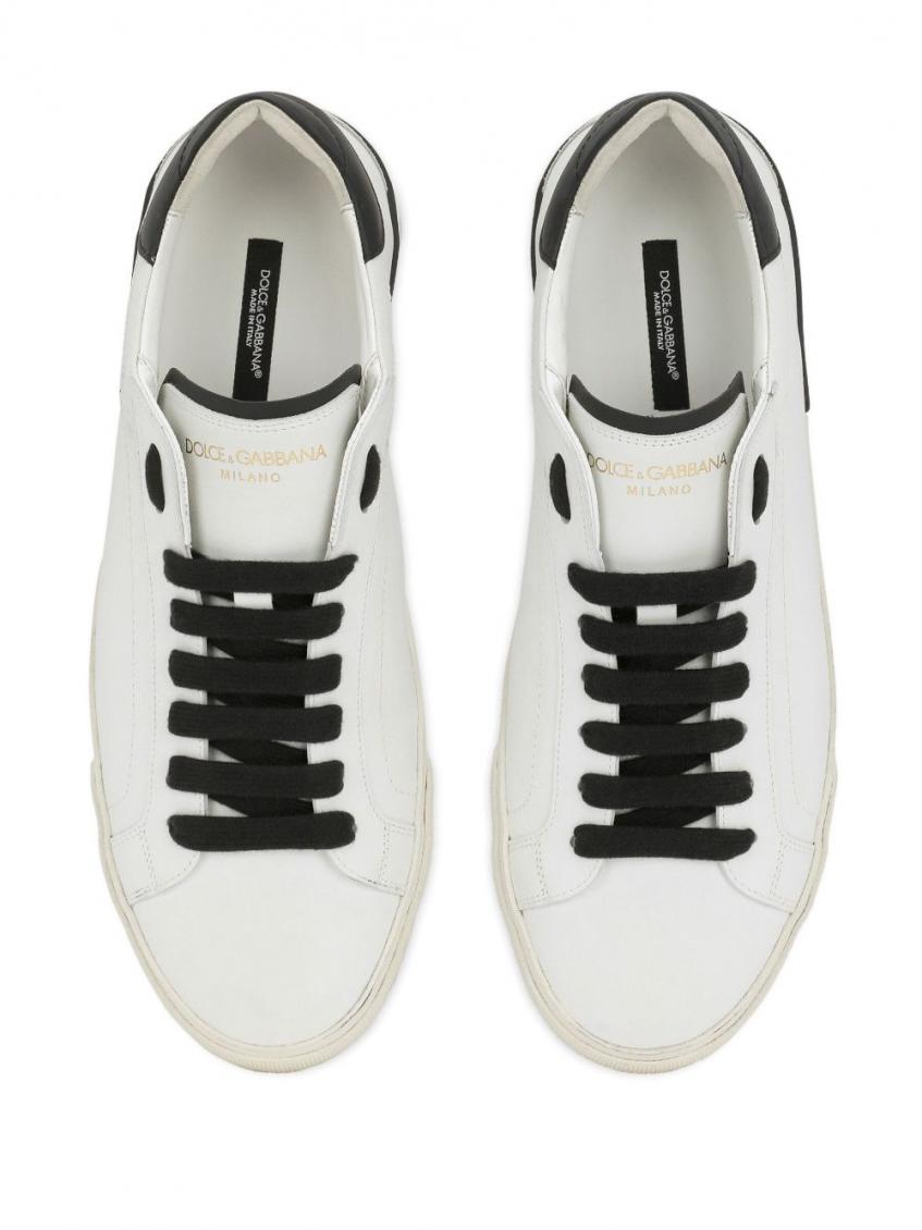 White Leather Sneakers 4